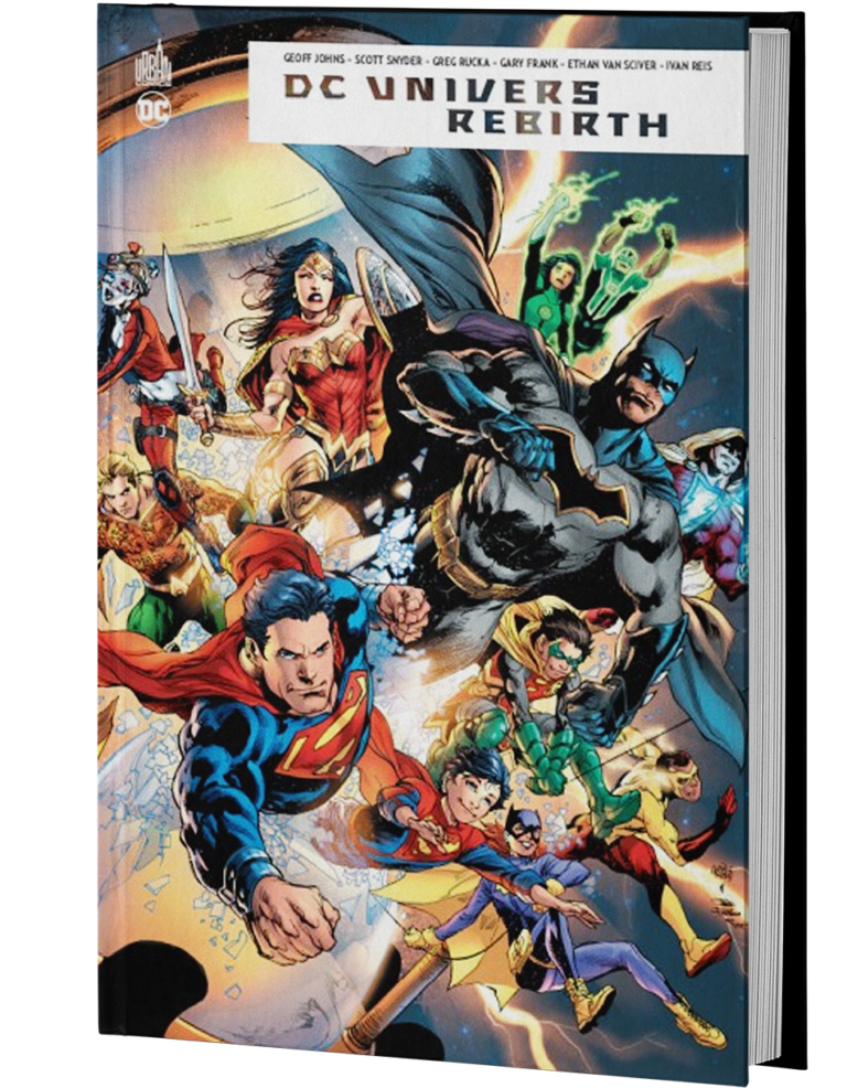 Un nouveau départ...

Avec Geoff JOHNS au scénario ainsi que Ethan VAN SCIVER, Gary FRANK, Ivan REIS et Phil JIMENEZ au dessin, l'Univers DC est complètement remodelé pour associer ses personnages phares à ses héros historiques. L'éditeur américain offre une porte d'entrée accessible au plus grand nombre, du spécialiste au néophyte, et invite le lecteur à parcourir un Univers plus que jamais porté sur l'aventure et le merveilleux, où se tapit, dans l'ombre, une menace inattendue et redoutable !