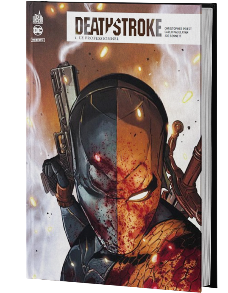 Mercenaire impitoyable, Deathstroke monnaie sa force et ses réflexes surhumains au plus offrant. Lancé sur les traces de son ancien aide de camp, Wintergreen, il va devoir également renouer des liens avec ses deux enfants, Rose et Joshua, tout en déjouant les vendettas de ses nombreux adversaires.