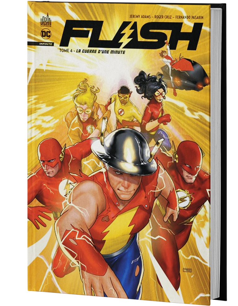 Sous les yeux de Wally West, actuel détenteur du titre de Flash, et de ses alliés, le temps est soudain suspendu. Tout s'arrête autour d'eux, et seuls les héros connectés à la Force Véloce semblent être en mesure d'observer ce qui se déroule : un colossal vaisseau spatial en forme de flèche vient se ficher dans la croûte terrestre. Le premier assaut fait une victime, Iris West, la journaliste dont Barry Allen est épris. La situation est critique et Flash doit réunir autour de lui une équipe de Bolides afin de sauver la Terre. Il ne leur reste plus qu'une minute pour agir.