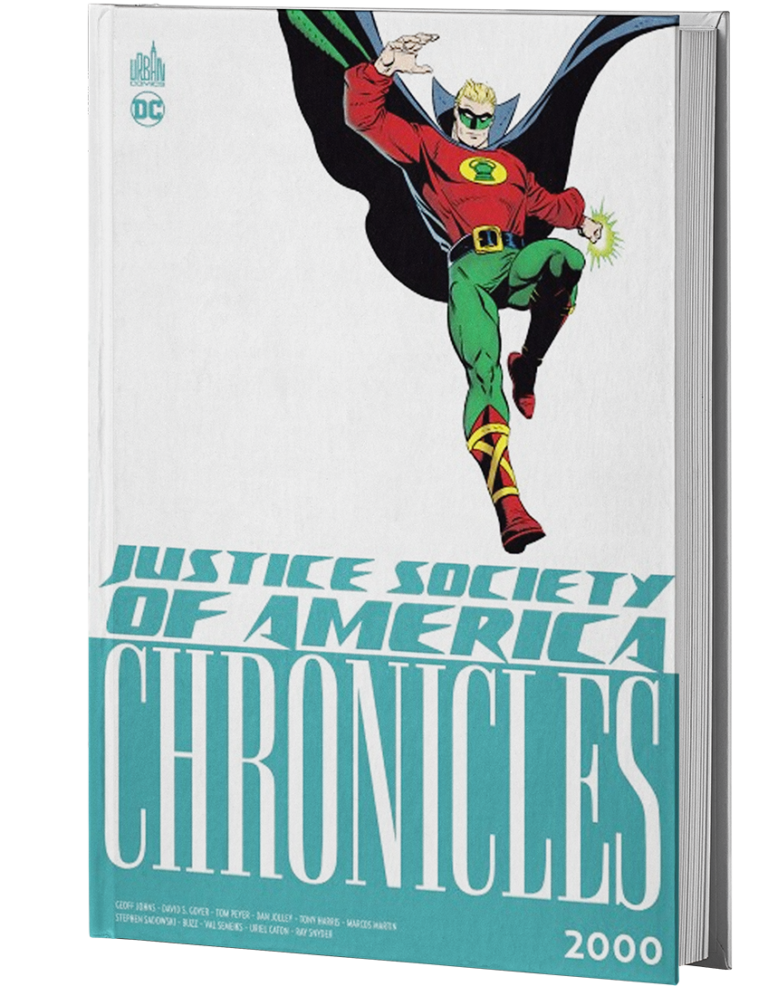 L'année 2000 marque l'arrivée d'un scénariste débutant dans l'industrie des comics, mais un fan de longue date des membres de la JSA : Geoff JOHNS. Sous le patronage de David S. GOYER, JOHNS va donner au thème de la transmission une place centrale dans ses épisodes et moderniser le concept de la JSA à travers les jeunes héritiers des héros de l'âge d'Or de DC Comics.