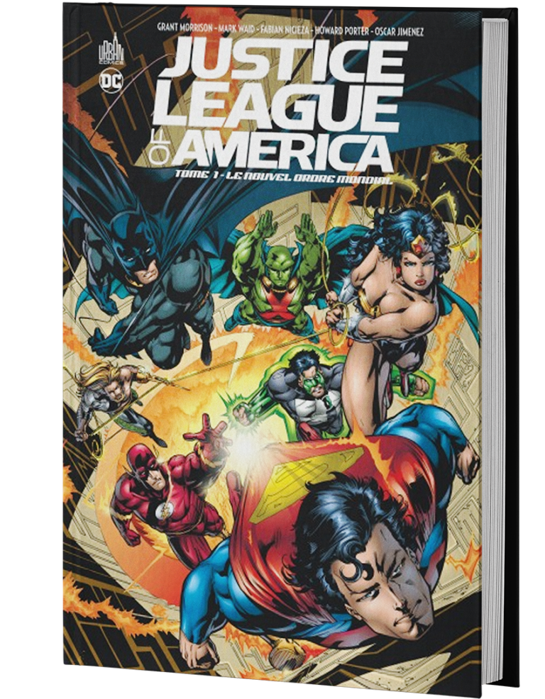 Superman, Batman, Wonder Woman, Aquaman, Green Lantern, Flash, le Limier Martien... Ce sont les plus grands super-héros de la Terre, ceux vers qui le monde entier se tourne lorsque les menaces extraterrestres ou surnaturelles menacent son existence. Ensemble, ils forment la Ligue de Justice, et leur première mission les oppose à une équipe concurrente, désireuse de résoudre tous les maux de l'humanité : de la famine à la maladie... mais à quel prix ?