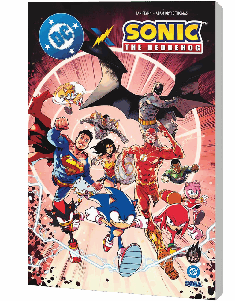 Lorsque le maléfique Darkseid envahit Green Hills à la recherche du pouvoir ultime, Sonic et ses amis se trouvent dos au mur... Heureusement pour eux, la Ligue de Justice est en mesure d'intervenir et de leur prêter main forte ! Mais pour espérer vaincre le tyran, il leur faudra combiner leurs pouvoirs et former une nouvelle Ligue hors-du-commun.
La fusion de deux univers adorés des fans : DC et Sonic ! Une rencontre dynamique et colorée pour la rentrée !