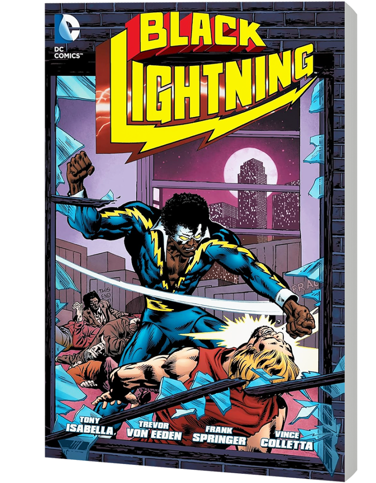 Grâce à son pouvoir de générer de l'électricité, Jefferson Pierce adopte l'identité secrète de Black Lightning ! Mais il devra utiliser toutes ses capacités pour protéger son quartier de Suicide Slum, à Metropolis, contre ceux qui cherchent à le détruire.