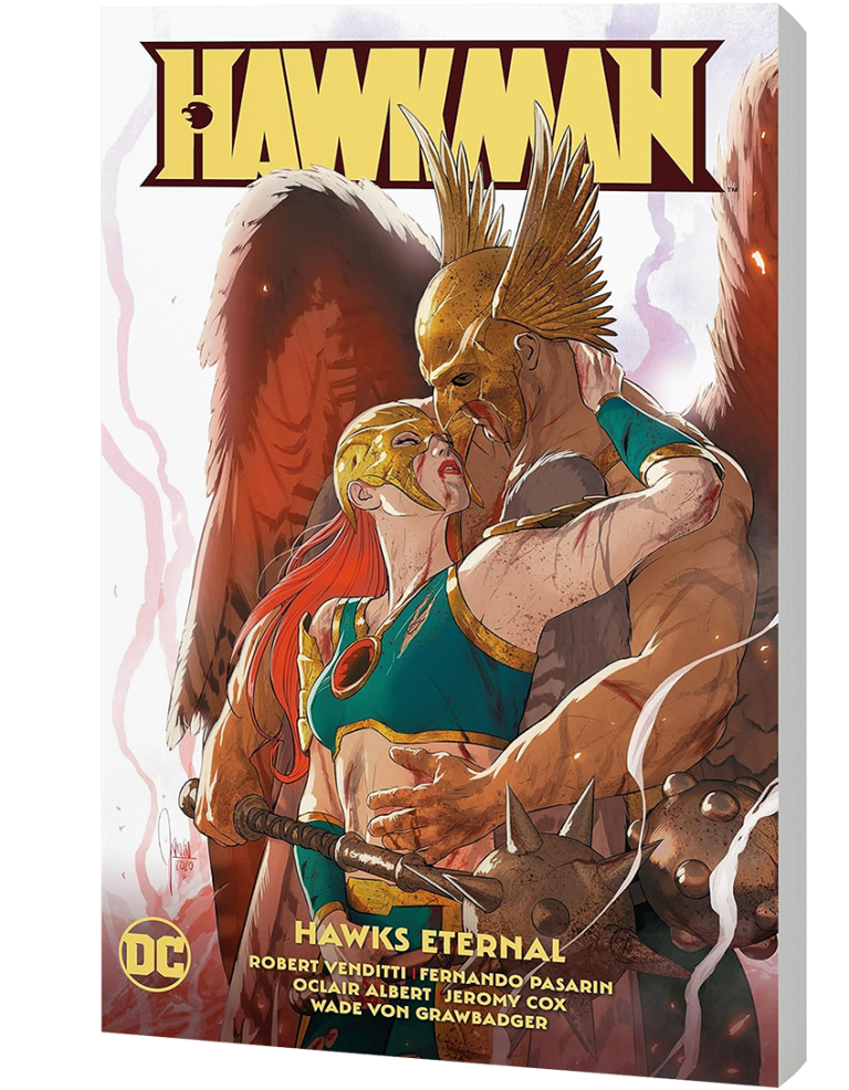Pour se sauver, Hawkman doit affronter ses moments les plus sombres, mais cela suffira-t-il à le sauver, lui et Hawkwoman, de leur premier et plus grand ennemi ? Grâce à la sinistre manipulation du Batman Who Laughs, Hawkman est devenu le méchant Sky Tyrant et devra revisiter sa vie passée de médecin de la peste au XVIIe siècle pour lutter définitivement contre le contrôle de Sky Tyrant sur son corps !
Hawkman et Hawkwoman se retrouvent alors, mais ce moment romantique est interrompu lorsqu'ils sont aspirés dans le royaume du Seigneur au-delà du Vide ! Hawkman est contraint d'affronter la misère qu'il a causée dans sa première vie en tant que Ktar Deathbringer, qui cherche à mettre fin définitivement aux résurrections du héros ailé ! Hawkman et Hawkwoman pourront-ils survivre et sauver l'univers par la même occasion ?