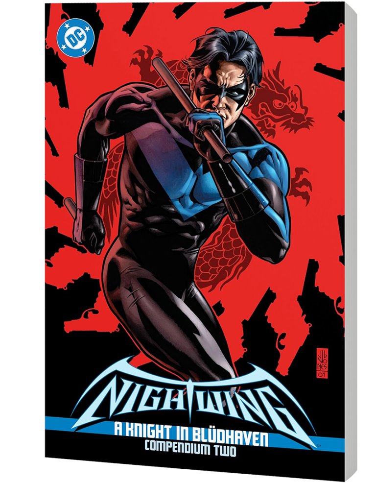 Le premier Robin de Batman, Dick Grayson, s'est lancé seul dans l'aventure ! Maintenant adulte, il a troqué son costume de Robin contre une nouvelle identité : Nightwing ! Et qui dit nouvelle identité dit nouvelle ville à protéger ! Les rues de Bludhaven sont plus sombres et plus dangereuses que celles de Gotham, mais Dick ne reculera devant rien pour assurer leur sécurité !
Poursuivant l'histoire de l'évolution de Dick Grayson en tant que Nightwing, le nouveau héros de Bludhaven, cette édition complète rassemble les moments clés des premières années de Dick, notamment ses collaborations et ses rencontres avec des personnages tels que Superman, Oracle, Huntress et, bien sûr, Batman !
