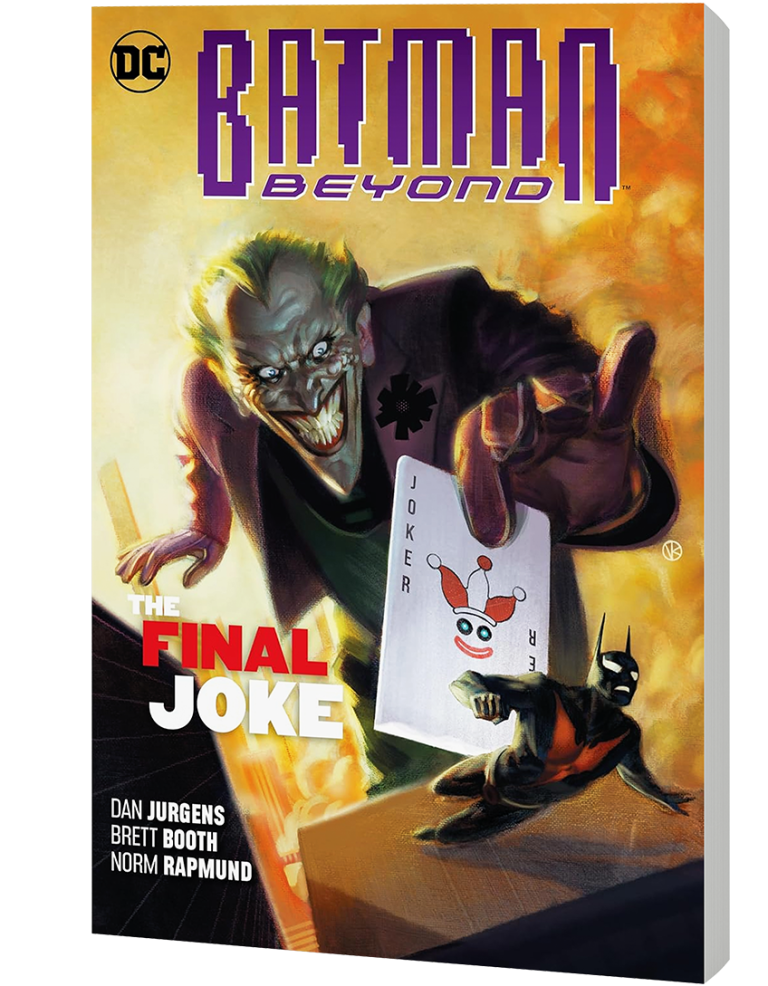 Le plus grand méchant de tous les temps, le Joker, est de retour. Et il veut se venger de celui qui se fait désormais appeler le Chevalier noir !
L'inauguration d'un nouveau bâtiment commémorant un événement spécial pour la famille Wayne, le 100e anniversaire de Thomas Wayne, rassemble toutes les personnalités de Neo-Gotham, y compris une personne qui ne figurait certainement pas sur la liste des invités. Le Joker fait son retour tant attendu à Neo-Gotham, et personne n'est en sécurité ! Va-t-il s'en prendre à Batman, Robin, la commissaire Barbara Gordon ou au justicier masqué lui-même, Bruce Wayne ? Des décennies après son dernier combat contre le Chevalier noir, le prince clown du crime revient chez lui pour reprendre sa ville une bonne fois pour toutes.