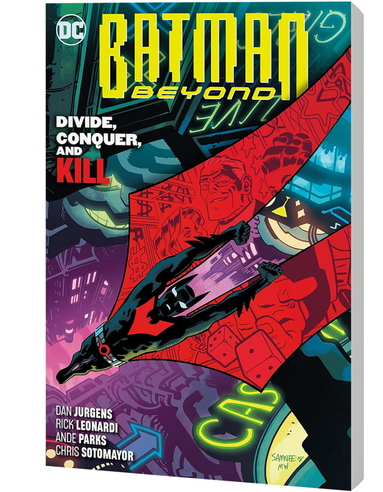 Un nouveau méchant mystérieux connu sous le nom de Splitt sème la terreur à Neo-Gotham. Seul Batman est capable de l'arrêter, mais Terry McGinnis ne peut compter sur l'aide de Bruce Wayne, trop occupé à dépenser sans compter dans toute la ville pour soutenir Terry. Les forces combinées de Batman et Flash suffiront-elles à arrêter Splitt et le mystérieux False Face ?