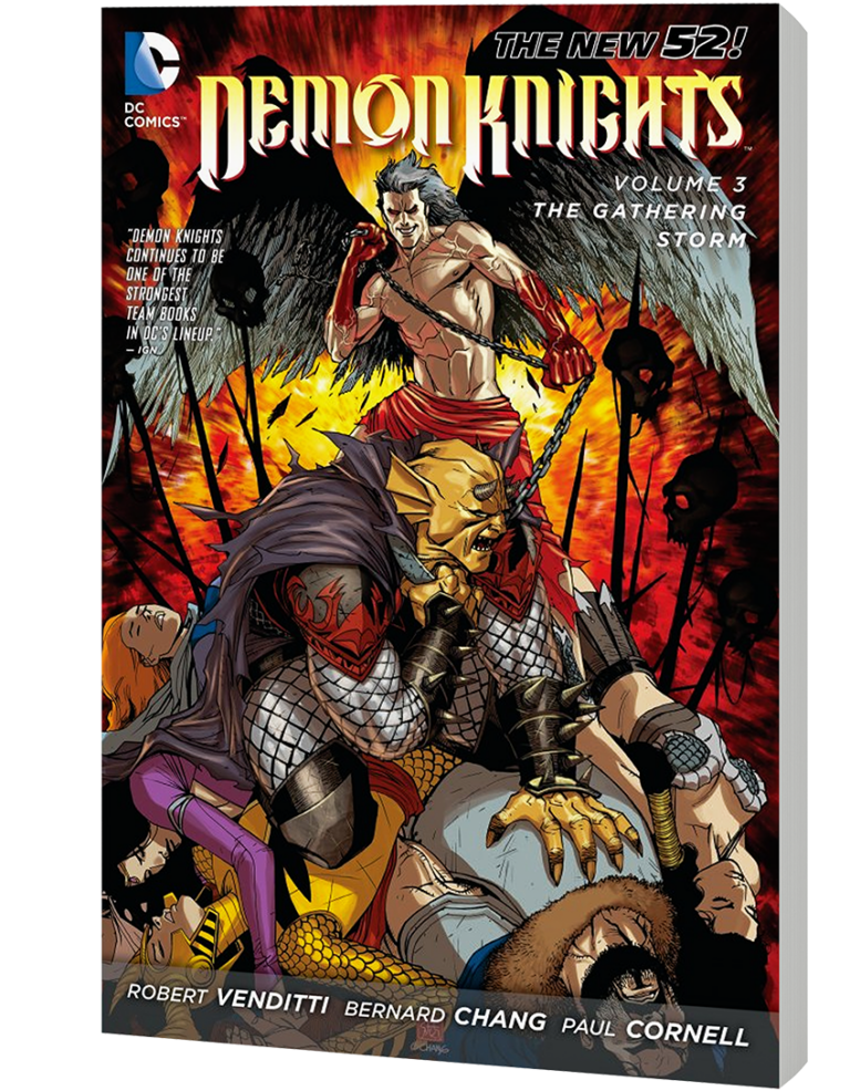 Trahis par Etrigan et piégés en enfer, les Chevaliers Démons doivent trouver un moyen d'échapper à l'emprise de Lucifer. Mais pour réussir leur évasion, l'un d'entre eux devra consentir au sacrifice ultime.