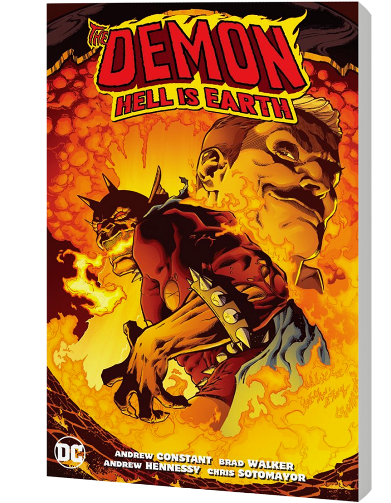 Alors qu'Etrigan et Jason Blood s'adaptent à leurs nouvelles formes dans la zone infernale qui engloutit la Vallée de la Mort, ils se retrouvent face à un enfant qui semble doté de pouvoirs psychiques et qui, contrairement aux autres, n'a pas été affecté par l'explosion nucléaire infernale. Mais avant de pouvoir élucider le mystère de cet enfant, ils doivent se frayer un chemin jusqu’à une vieille compagne, Madame Xanadu, qui est piégée dans un hôtel de bord de route en plein enfer. Alors que l’enfer continue de se déverser sur la Terre, Blood doit tenter de maîtriser un Etrigan déchaîné, capable de nuire à tout le monde autour d’eux, y compris à ses compagnons.