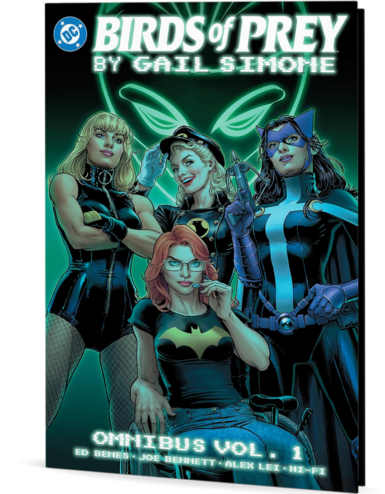 Les Birds of Prey prennent leur envol dans ce recueil palpitant qui rassemble les débuts de la série légendaire de Gail Simone ! Black Canary, Huntress et Oracle forment une équipe imparable qui affronte des génies du crime, des assassins redoutables et des menaces qui les poussent à leurs limites. D’un combat à haut risque contre l’impitoyable Savant à une rencontre décisive avec Lady Shiva, les Birds of Prey affrontent le danger à chaque instant, tout en tissant des liens indestructibles au fil de leurs aventures.